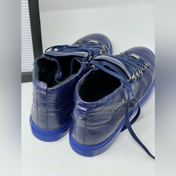BALENCIAGA Arena High Tops in Blue - Picture 3 of 8